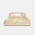Beaded shell pouch