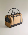 Leather pet carrier