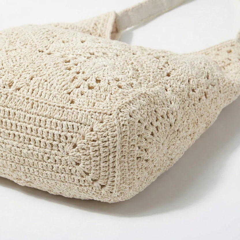 Women's Crochet One-Shoulder Bag