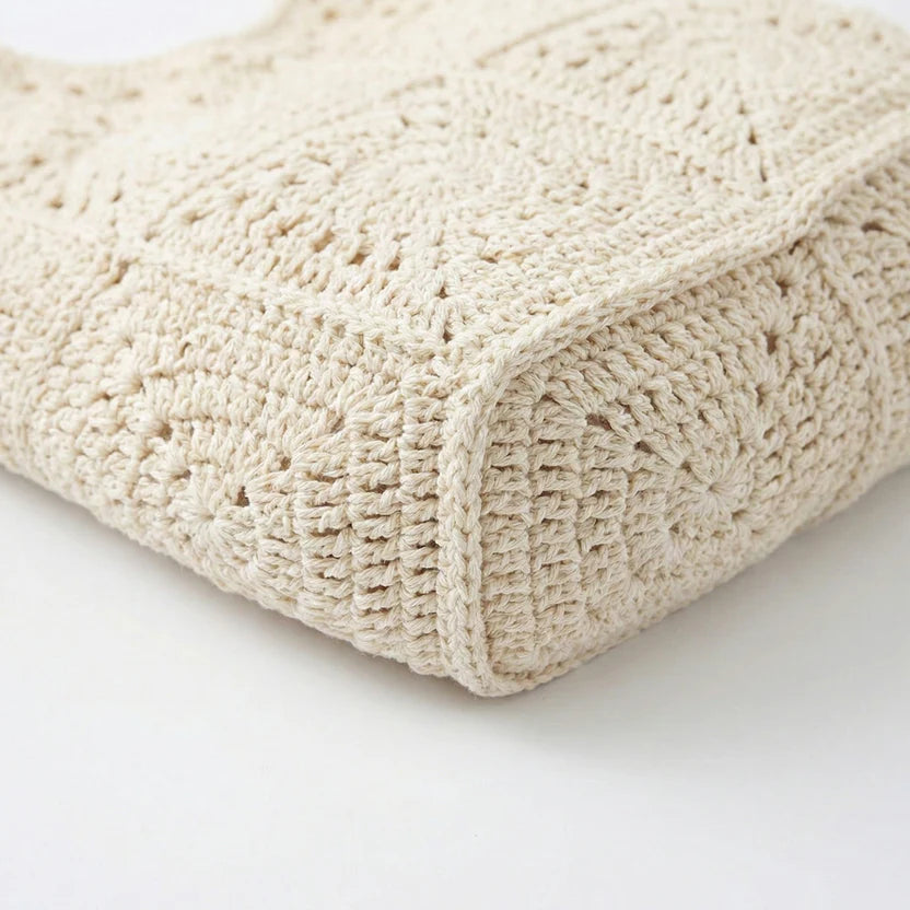 Women's Crochet One-Shoulder Bag