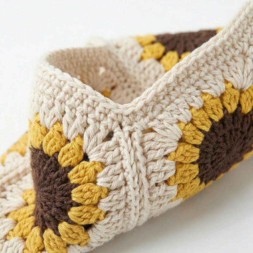 Women's Crochet One-Shoulder Bag