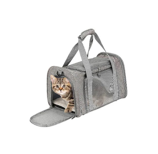 High-Quality Soft-Sided Portable Carrier for Cats and Dogs