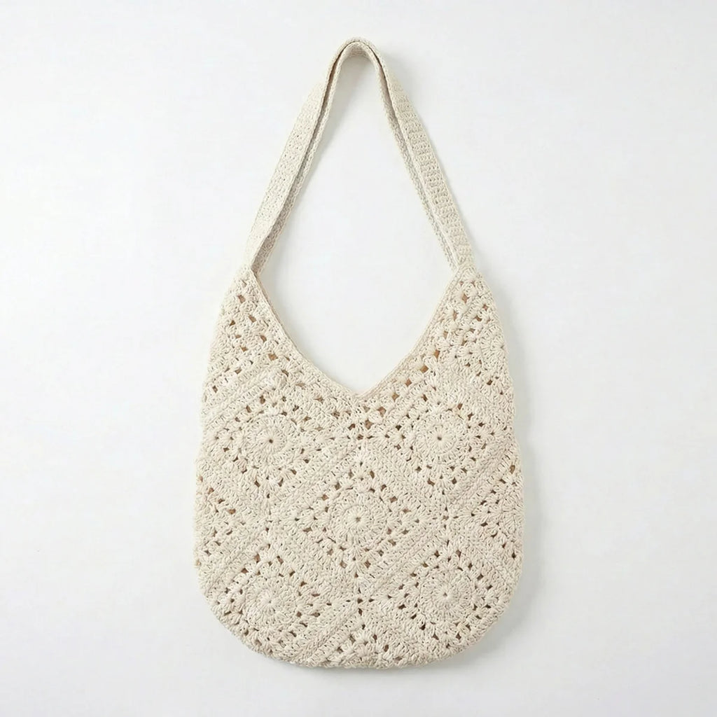 Women's Crochet One-Shoulder Bag