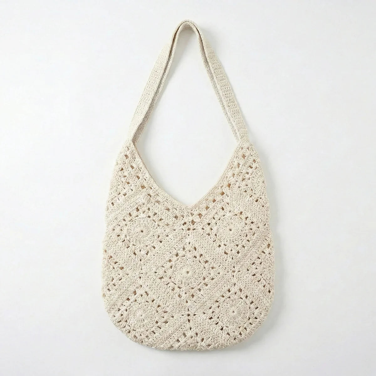Women's Crochet One-Shoulder Bag