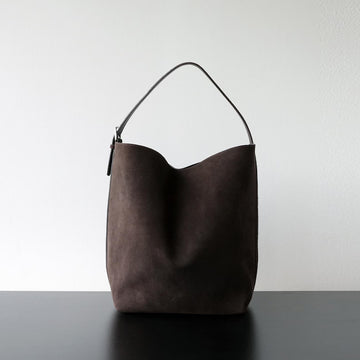 Large Suede Adjustable Strap Laptop Shoulder Casual Bag