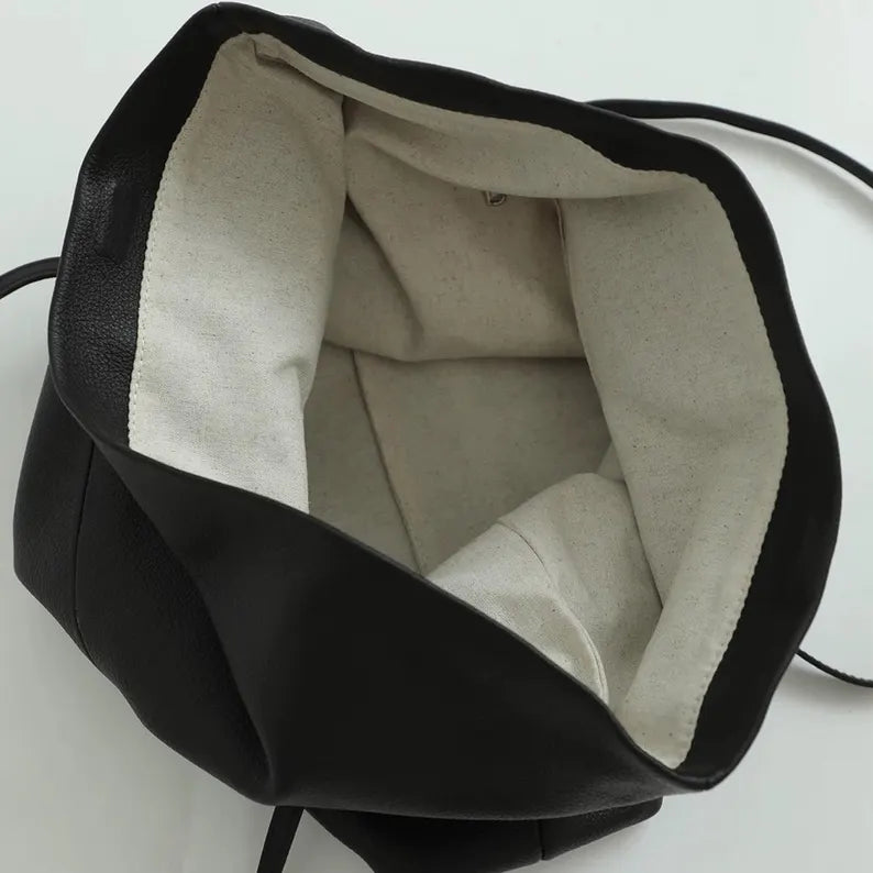 Soft Sheepskin Fold Over Magnetic Large Shoulder Tote Bag